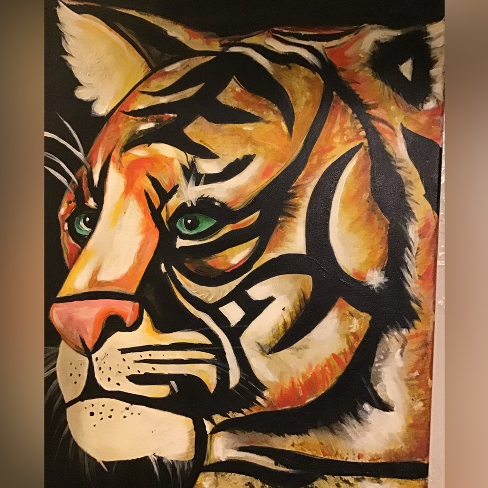 Original painting by the abstract artist Jacqueline Pecoroni.